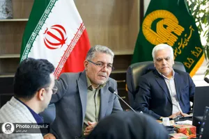 نشست خبری بمناسبت روز ملی گل و گیاه در بنیاد بهره وری موقوفات آستان قدس رضوی