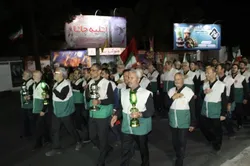 اجتماع خادمیاران و یاوران رضوی سمنان در شب شهادت امام جواد(ع)+گزارش تصویری