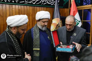 تشرف کاروان سفیران امام رضا علیه&zwnj;السلام به حرم امامین کاظمین