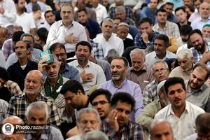 قرائت دعای عرفه در حرم مطهر رضوی-1