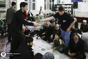 سفره آسمانی به نیت شهدا