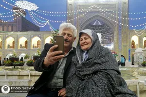حال و هوای حرم مطهر رضوی در ایام میلاد امیرالمومنین علیه السلام