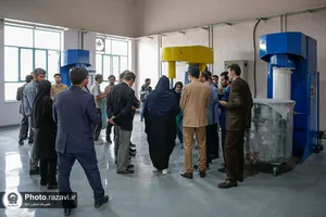 افتتاح خط رنگ صنایع شیمیایی تیوان ثامن