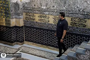 خدمت جمعی از ورزشکاران در چایخانه حضرت