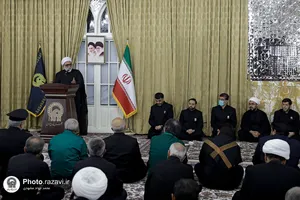 دیدار جمعی از موکبداران دهه آخر صفر با تولیت آستان قدس رضوی