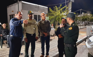 بازدید فرماندهان انتظامی از موکب خدام‌الرضا نهاوند