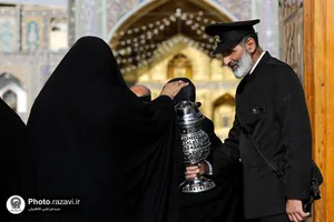 حال و هوای حرم مطهر رضوی در روز میلاد جوادالائمه علیه&zwnj;السلام