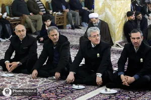 جشن عید مبعث در حرم مطهر رضوی
