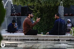 اعتکاف علمی طلاب در مدرسه تابستانی دارالعلم حرم مطهر رضوی-1