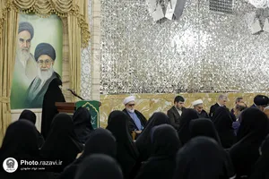 نکوداشت مقام معلم در حرم مطهر رضوی