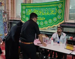 ارائه ۳۵۰۰ خدمت سلامت توسط خادم‌یاران جهرم به زائران حرم مطهر