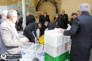 دیدار خدام حرم مطهر رضوی با جانبازان