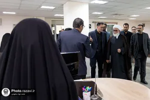بازدید تولیت آستان قدس رضوی از موسسه فرهنگی قدس