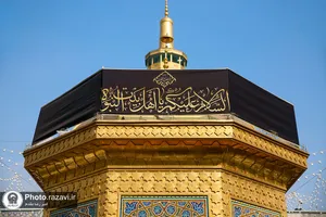 سیاه&zwnj;پوشی حرم رضوی به مناسبت شهادت حضرت موسی بن جعفر علیه السلام