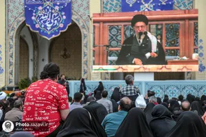 مراسم سخنرانی نوروزی رهبر معظم انقلاب اسلامی در حرم مطهر رضوی - 1