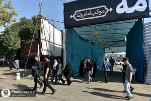 بازدید خبرنگاران از مواکب آستان قدس رضوی