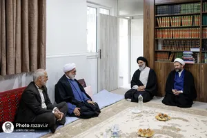 دیدار تولیت آستان قدس رضوی با نماینده ولی فقیه، علما و روحانیون در اهواز