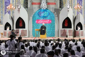 عزاداری هیأت مذهبی استان کرمان در حسینیه حرم