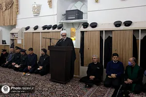 حضور تولیت آستان قدس رضوی در کشیک خانه دربانان