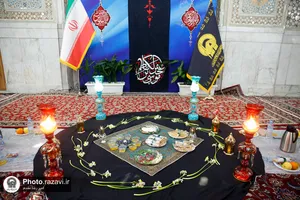 مراسم عزاداری زائرین غیر ایرانی به مناسبت شهادت امام کاظم علیه السلام