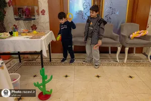 ایستگاه بازی کودکان با حضور مربیان مهدالرضا
