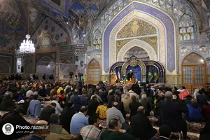 جشن میلاد امیرالمومنین در حرم مطهر رضوی
