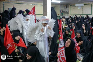 سوگواری زنان محله نوغان در سالروز شهادت امام هشتم علیه&zwnj;السلام
