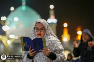 حضور نوجوانان دهه هشتادی در مراسم احیا ماه مبارک رمضان