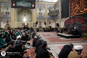 مراسم عزاداری سالروز شهادت حضرت زهرا(س) با حضور تولیت آستان قدس رضوی