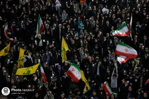 اجتماع همبستگی با جبهه مقاومت فلسطین در حرم مطهر رضوی