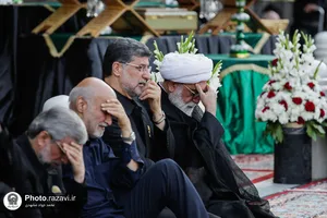 آیین اذن عزای ماه محرم در حرم مطهر رضوی-2