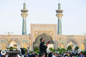 قرائت دعای عرفه در حرم مطهر رضوی-2