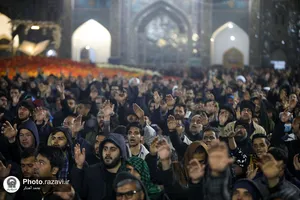 مراسم احیا شب بیست و یکم ماه مبارک رمضان در حرم مطهر رضوی - 1