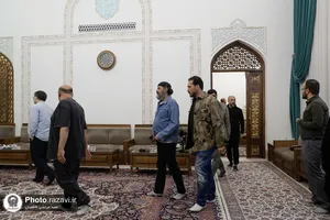 دیدار عوامل فیلم صیاد با تولیت آستان قدس رضوی