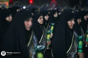 آئین خطبه&zwnj;خوانی شب عاشورا در حرم مطهر رضوی