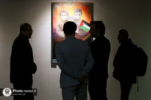 نمایشگاه آثار رویداد هنری &laquo;مِنَ القُدس اِلَی القُدس&raquo;