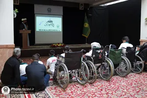 تشرف کاروان زیارتی تبریز به حرم مطهر رضوی