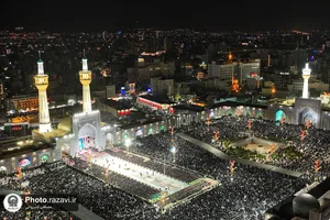 آیین خطبه خوانی شب شهادت امام رضا علیه السلام در حرم مطهر رضوی -2
