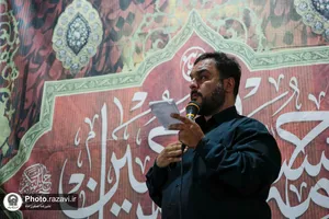 عزاداری شب عاشورای حسینی در آرامگاه خواجه&zwnj;ربیع