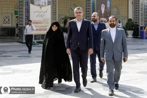 تشرف سرکنسول ترکیه در مشهد به حرم مطهر رضوی