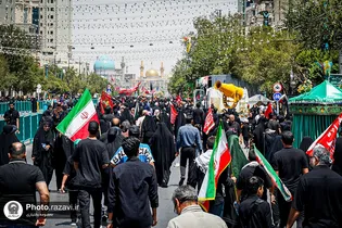 چشمِ سر در مشهدالرضا، چشمِ دل در کربلای معلی