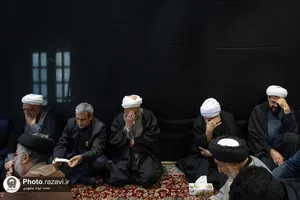 مجلس روضه فاطمیه در حرم مطهر رضوی-1