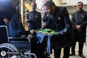 استقبال از زائرین دهه آخر صفر در پایانه مسافری مشهد