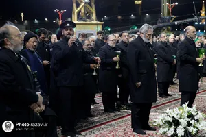 آیین خطبه خوانی شب شهادت امام رضا علیه السلام در حرم مطهر رضوی -2