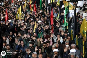 تشییع پیکر شهدای گمنام در مشهد