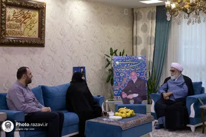 دیدار تولیت آستان قدس رضوی با خانواده سرداران شهید شوشتری و محمدزاده
