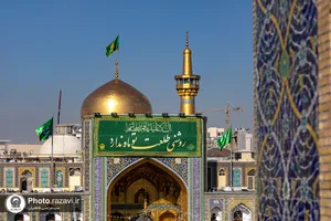 حرم مطهر رضوی در آستانه اعیاد شعبانیه