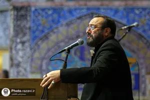 مراسم عزاداری شهادت امام عسکری در حرم مطهر رضوی