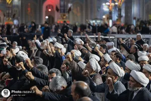 آئین بزرگداشت رهبر شهید انقلاب اسلامی در حرم مطهر رضوی