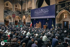 عزاداری روز عاشورای حسینی با حضور تولیت آستان قدس رضوی